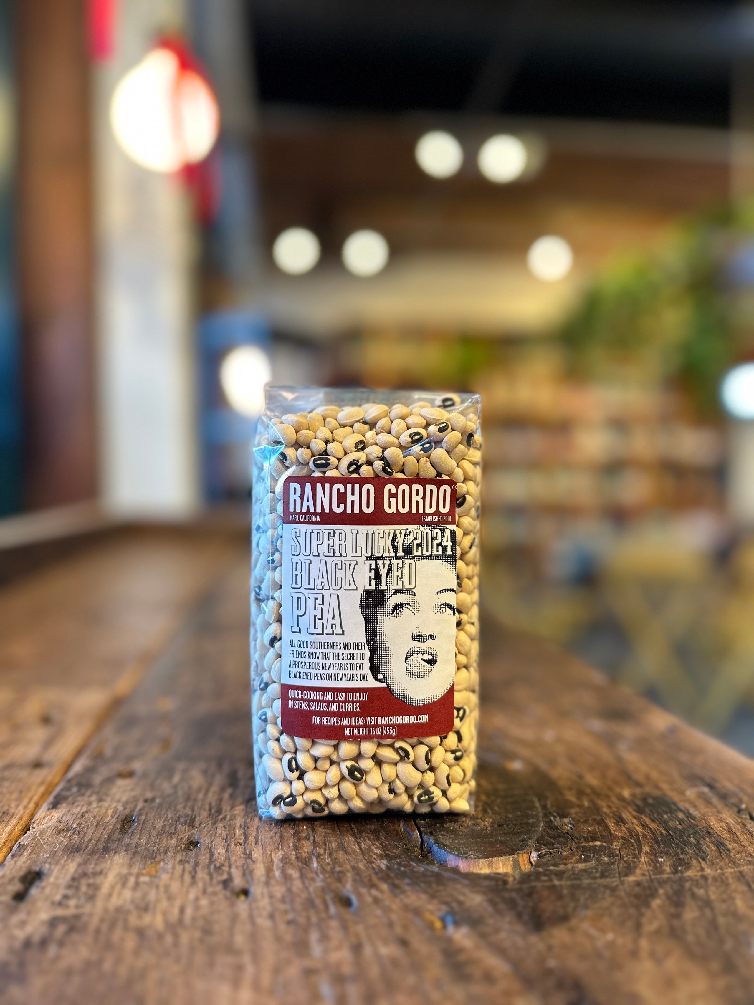 RANCHO GORDO SUPER LUCKY 2024 BLACK EYED PEA Joppa Fine Foods